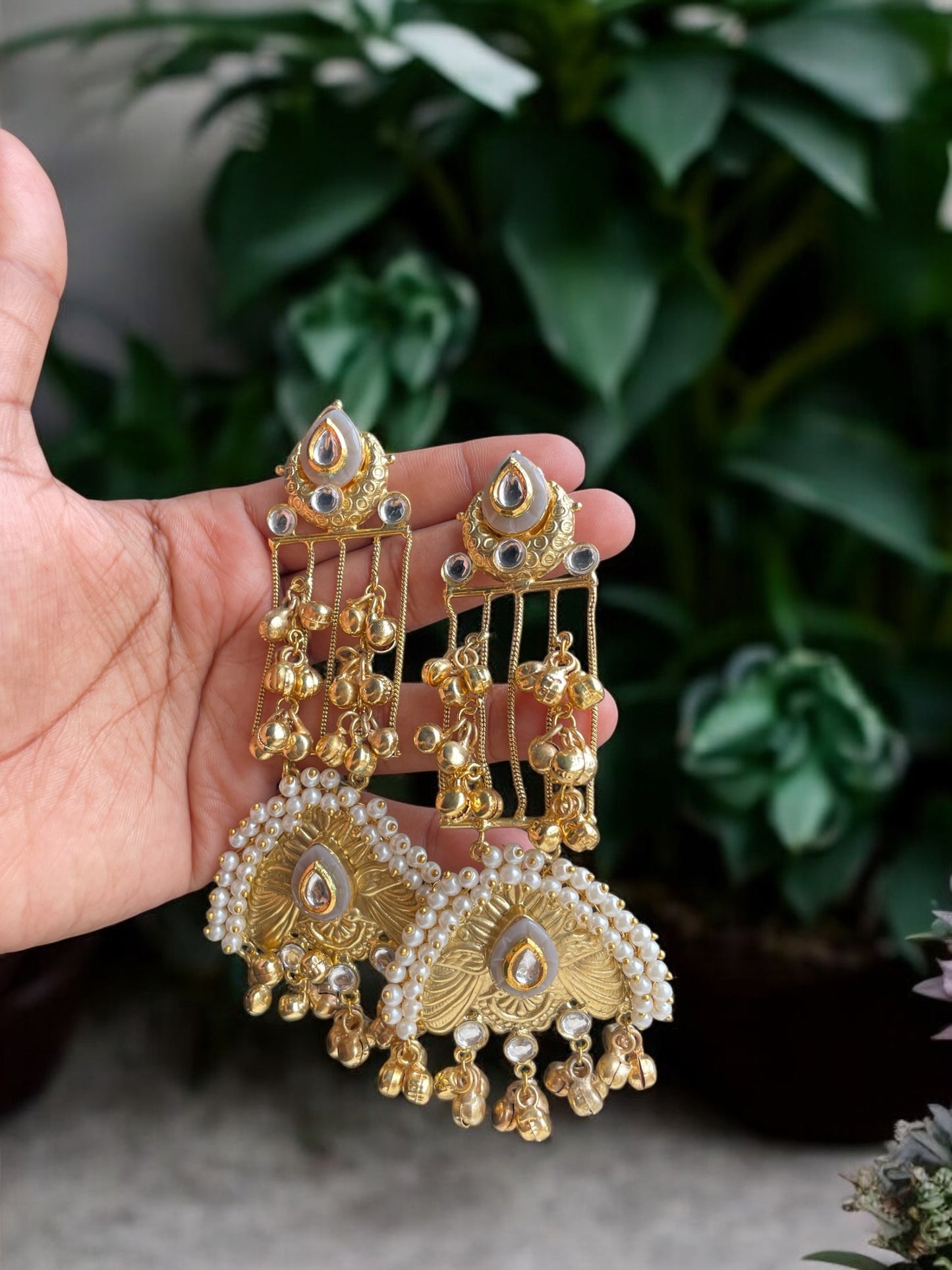 Disha Brass Earring