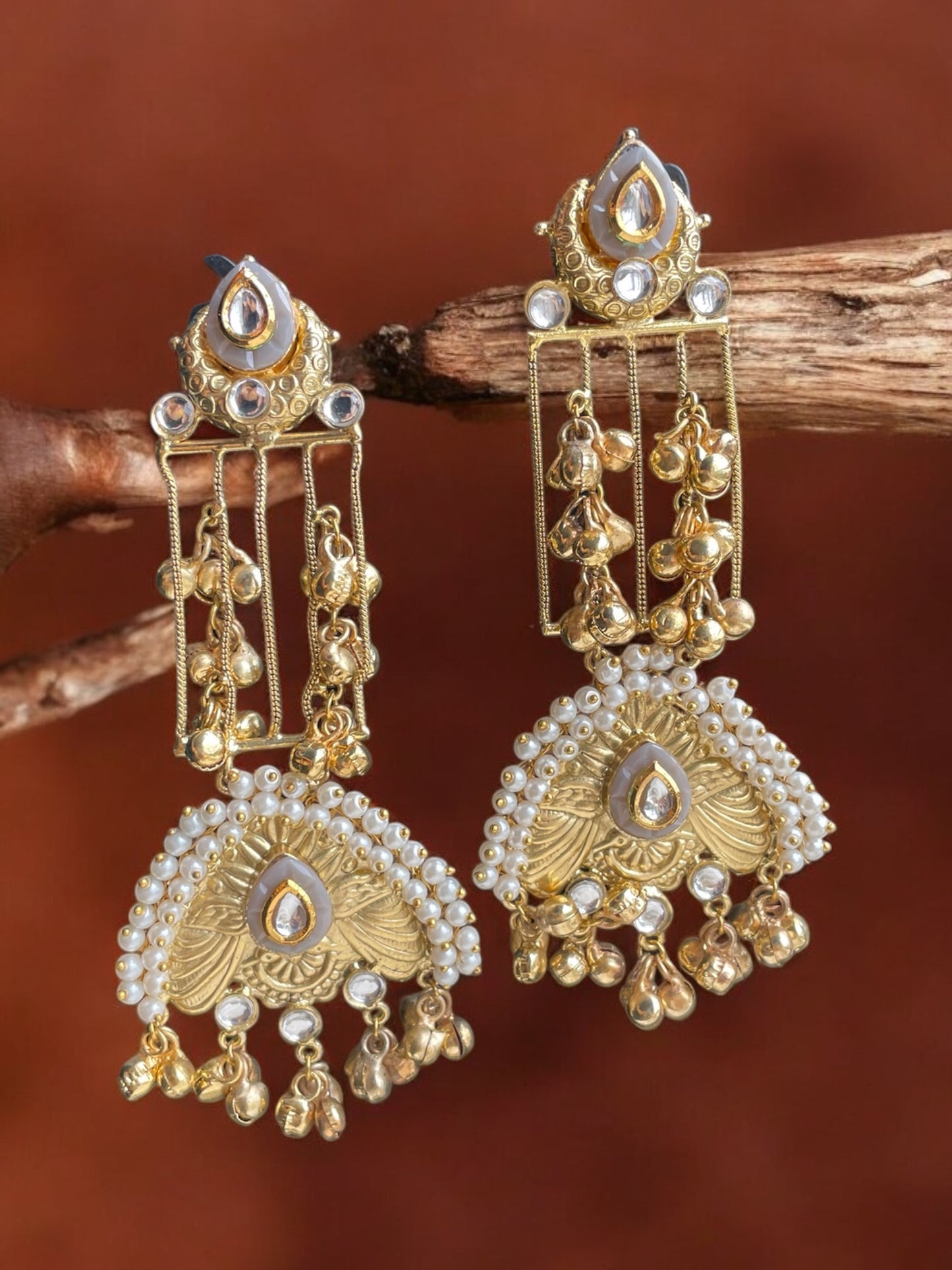 Disha Brass Earring