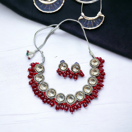 Aditi Polki Kundan Necklace Set