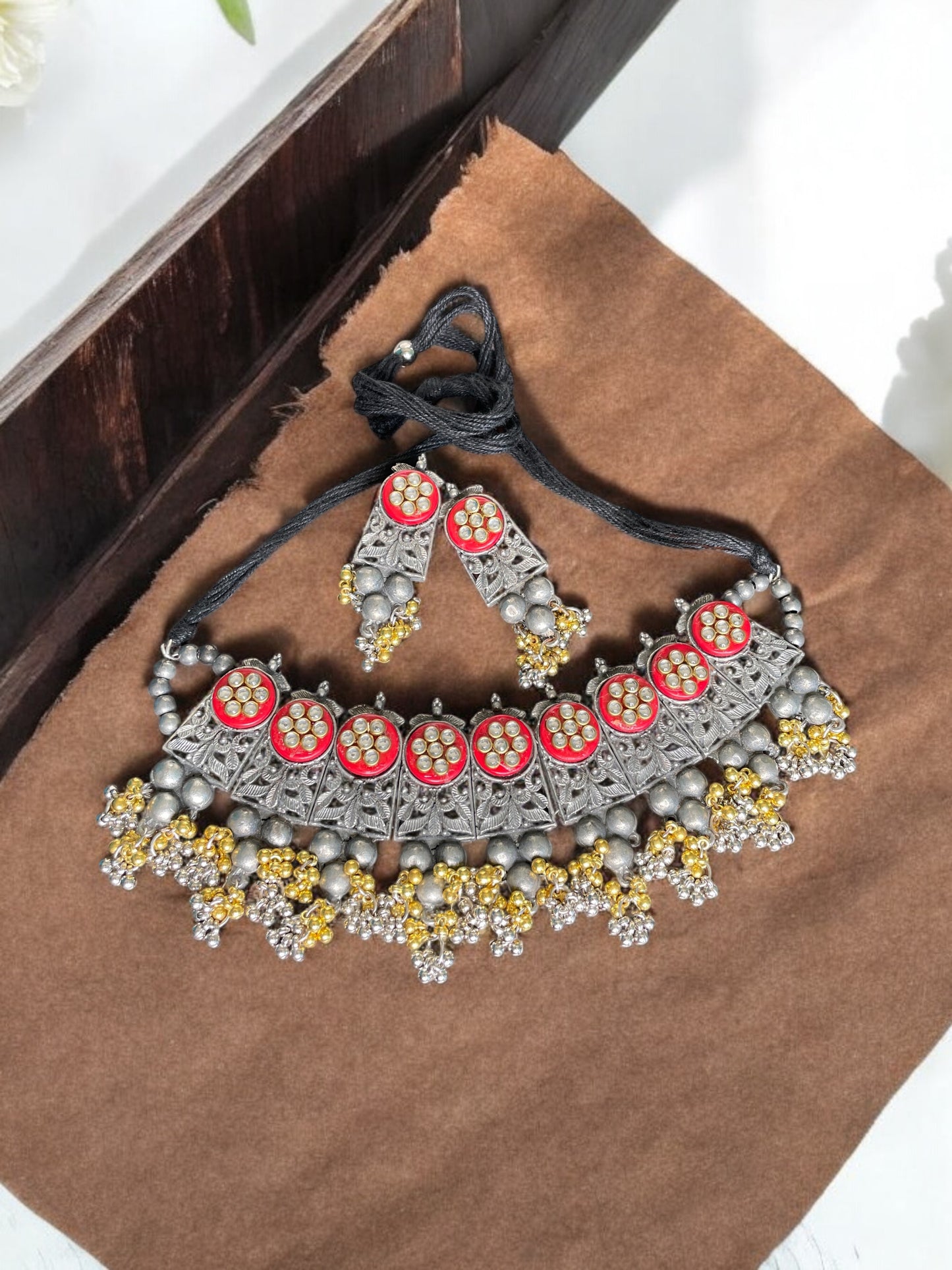 Devika dualtone Necklace