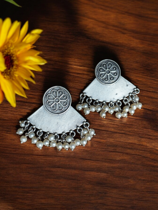 Maria Silver Replica Earring