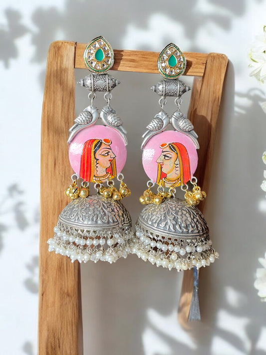 Meera Hanpainted Jhumka