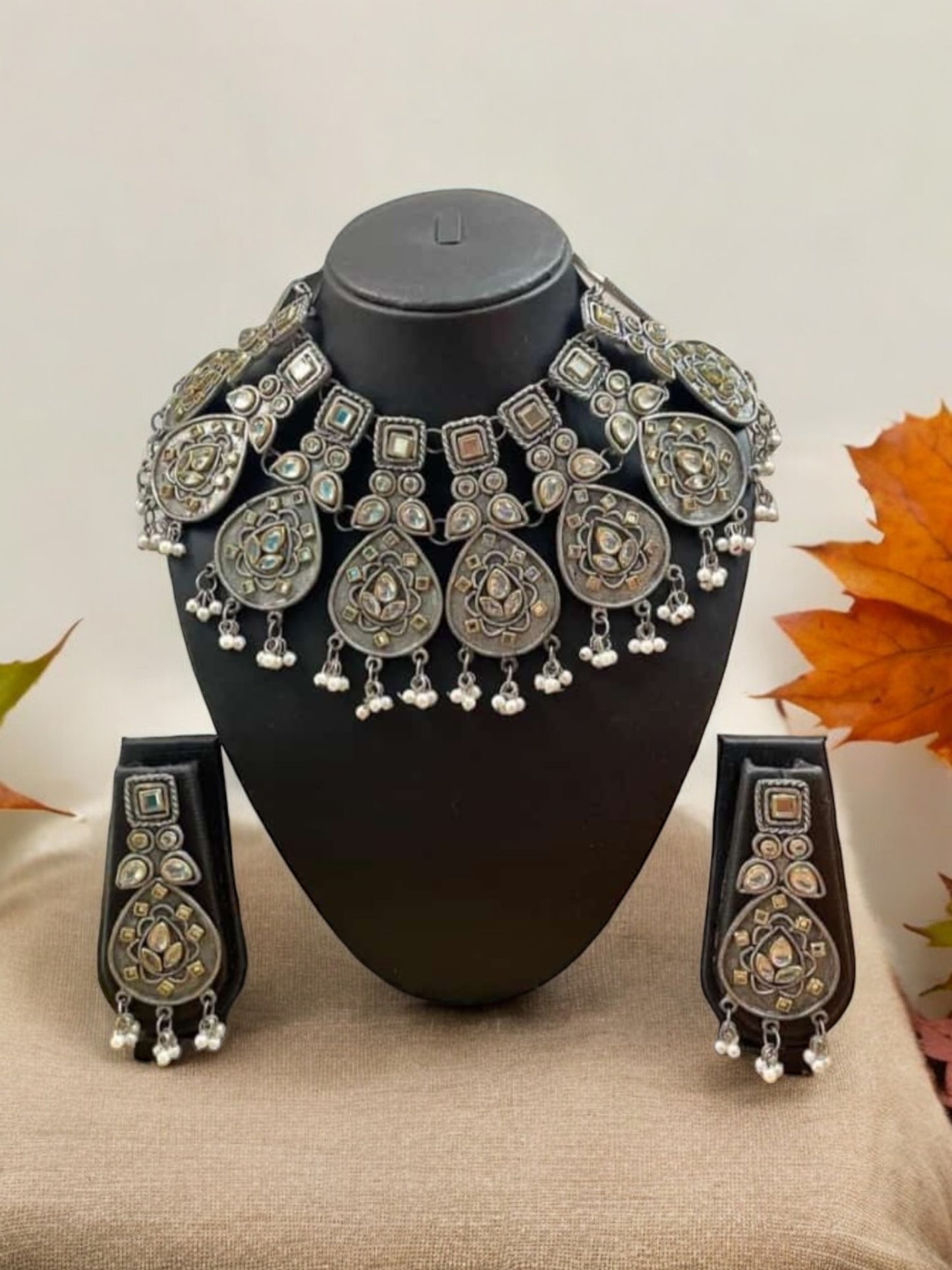 Ganga Full Coverage Necklace Set